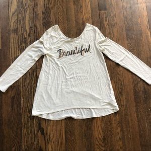Girls Old Navy long sleeve shirt